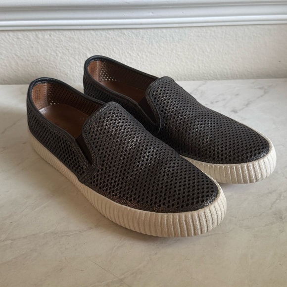 FRYE Camille Perforated Slip Ons - Picture 1 of 9